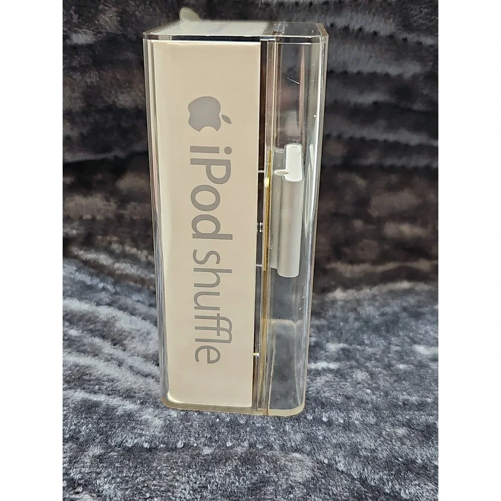 Apple iPod Shuffle (2nd Generation) 1GB in silver, model number MB225LL/A